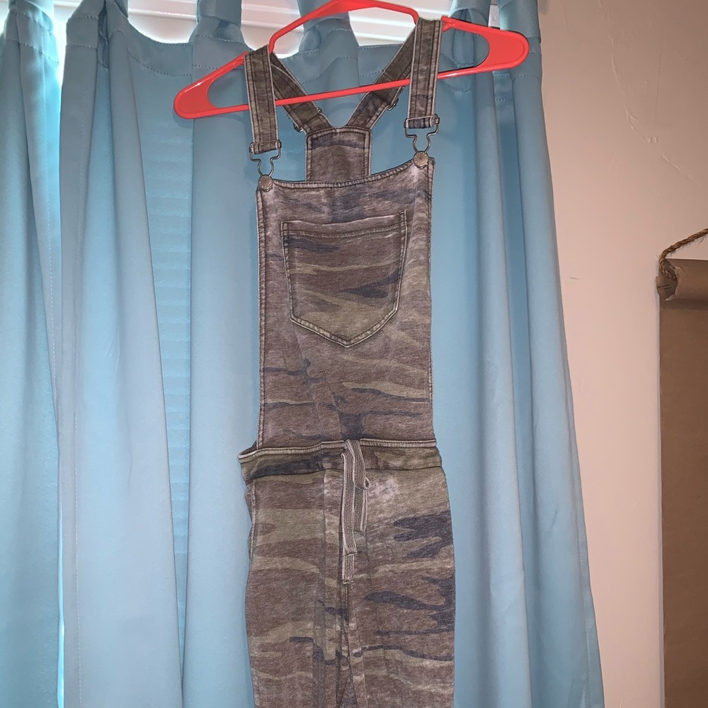 Green Camo Z Supply Overalls!